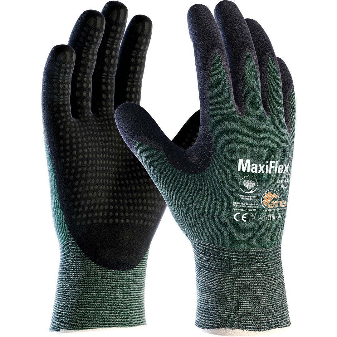 ATG rukavica MaxiFlex Cut 3 s granulama