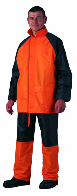 Kišno odelo PVC fluo narandžasto vel. XXL