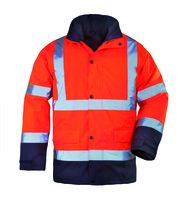 4u1 signalizirajuća zaštitna Hi-viz parka ROAD WAY narandžasta