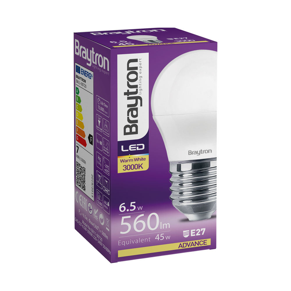 BRY-ADVANCE-6,5W-E27-G45-3000K-LED SIJALICA