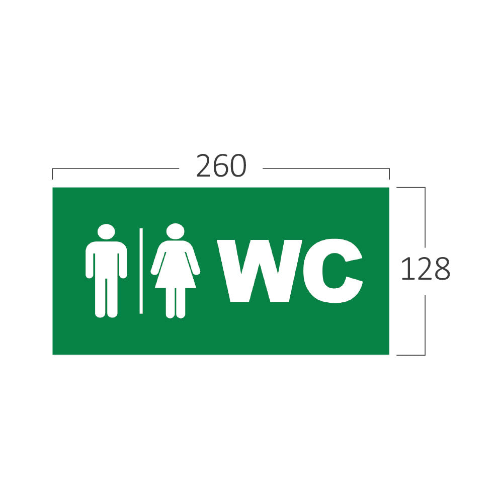 BRY-EXIT ZNAK-WC -PVC
