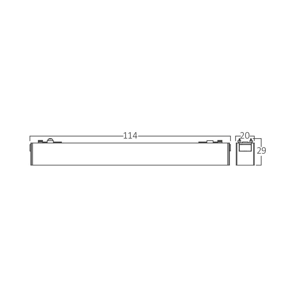 BRY-M04-M05-M06-M07-LNS110-6W-48VDC-4000K-CRNA-SLIM-MAG. LINEARNA SVETILJKA