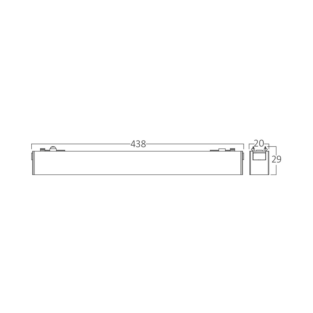 BRY-M04-M05-M06-M07-LNS330-18W-48VDC-3000K-CRNA-SLIM-MAG. LINEARNA SVETILJKA