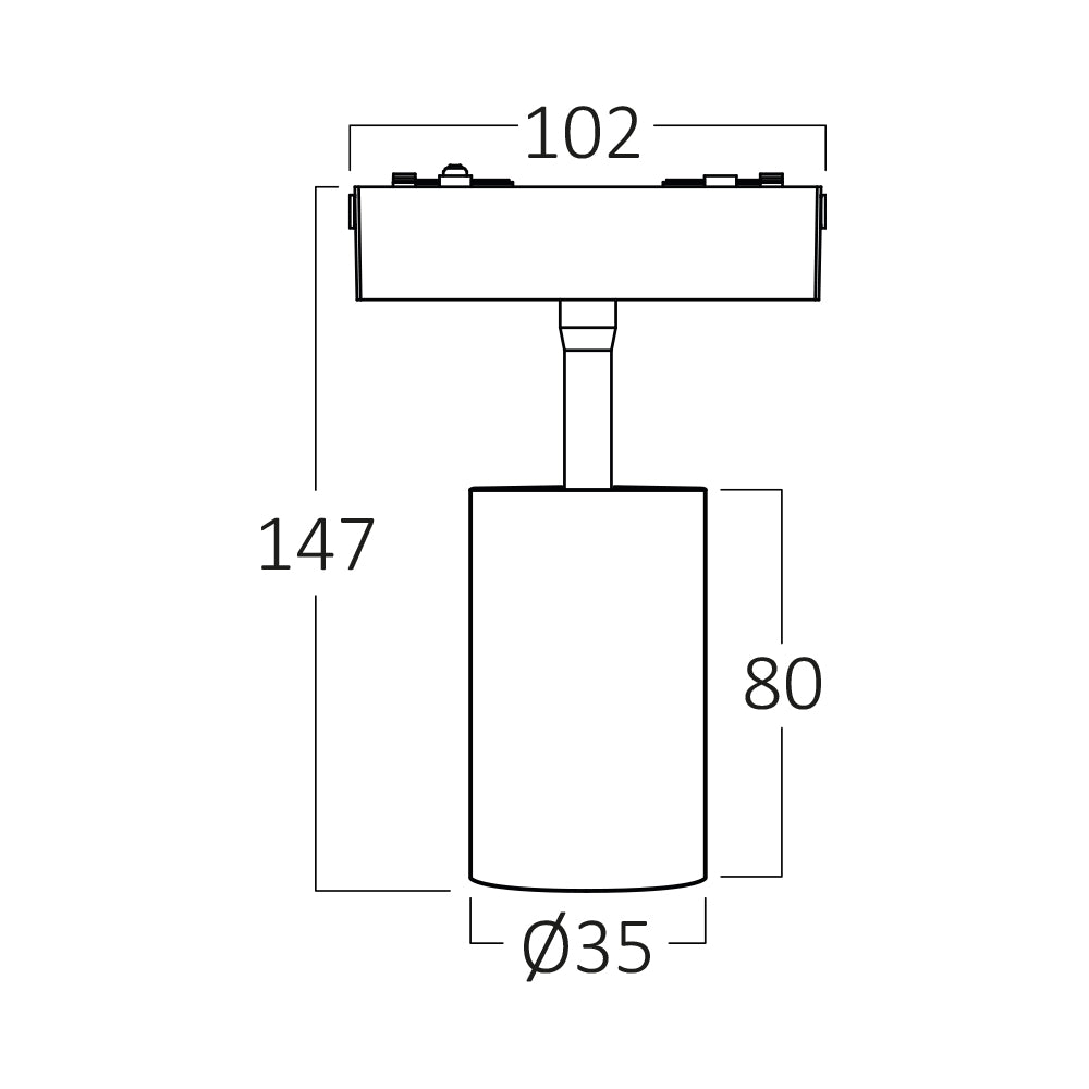 BRY-M04-M05-M06-M07-TRC035-6W-48VDC-4000K-CRNA SINSKA SVETILJKA