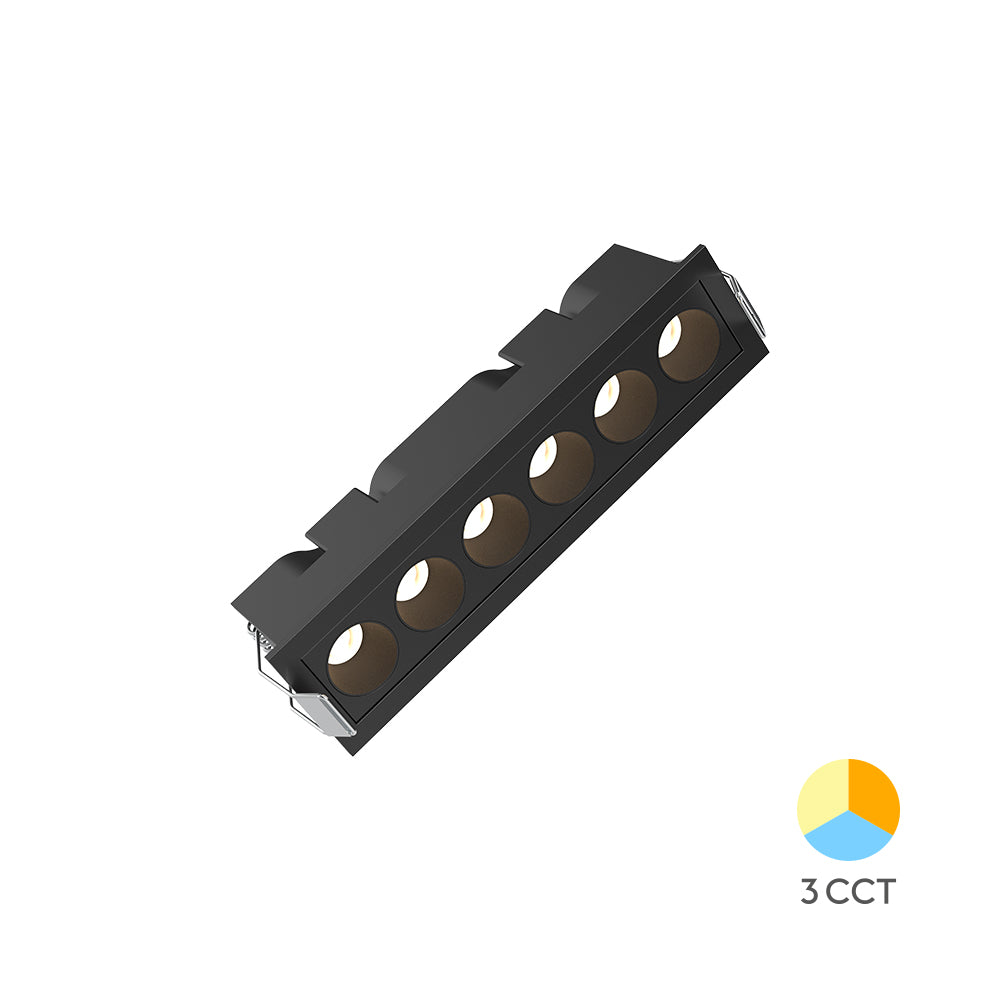 BRY-LINEX-LN6-9W-3CCT-CRNA-LED LINEARNA SVETILJKA