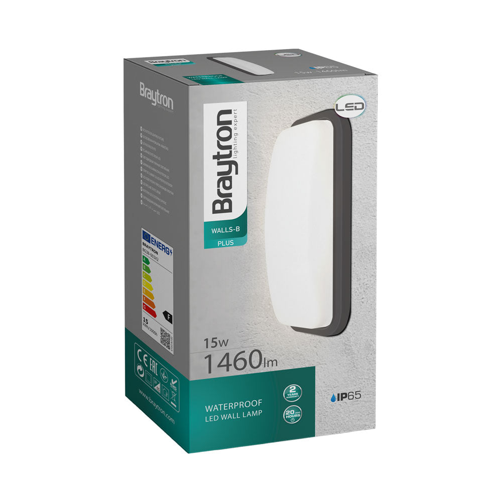 BRY-B-ELIPSA-CRNA-15W-3000K-IP65-ZIDNA BAŠTENSKA SVETILJKA