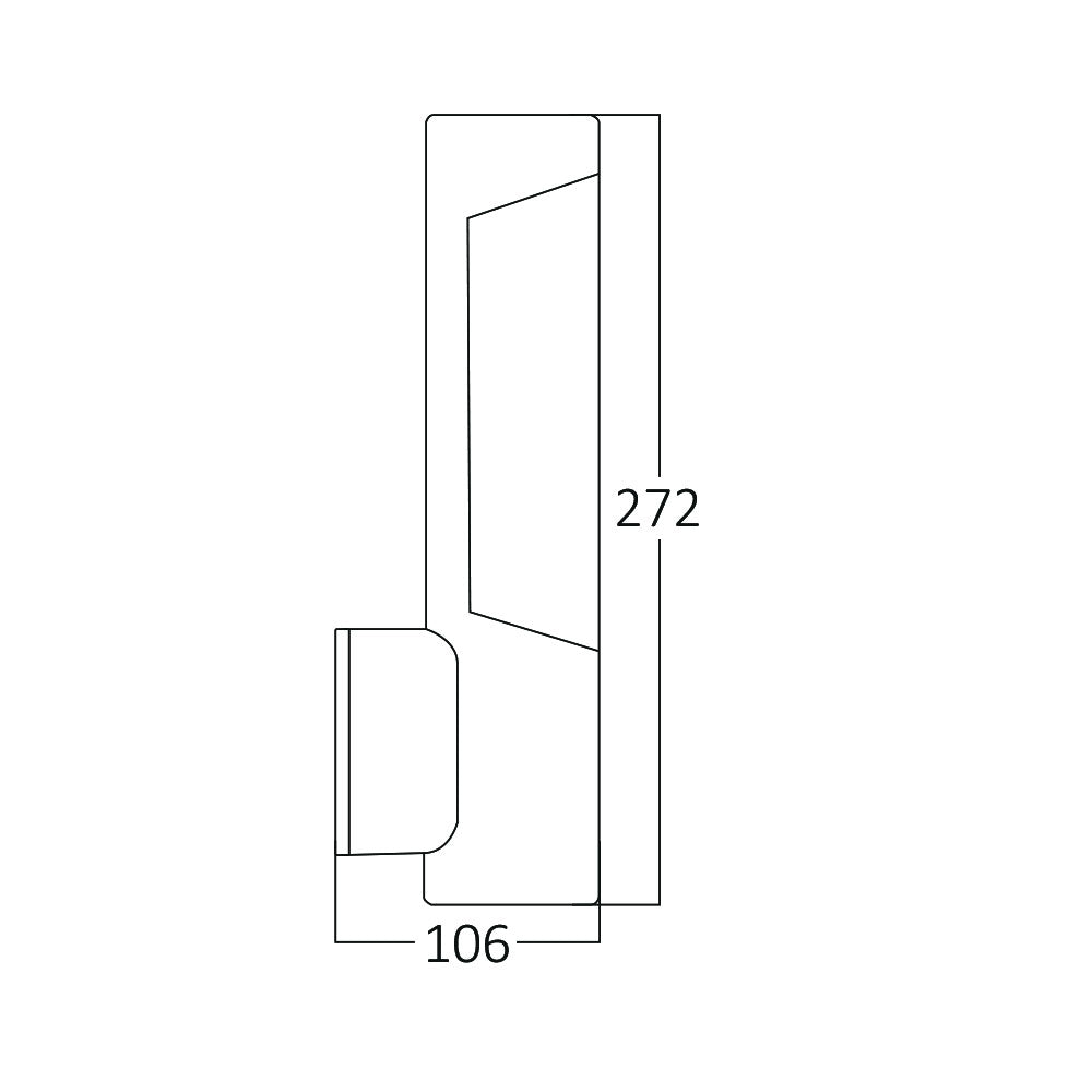 BRY-TARUS-WLA-7W-3000K-IP54-ZIDNA SVETILJKA