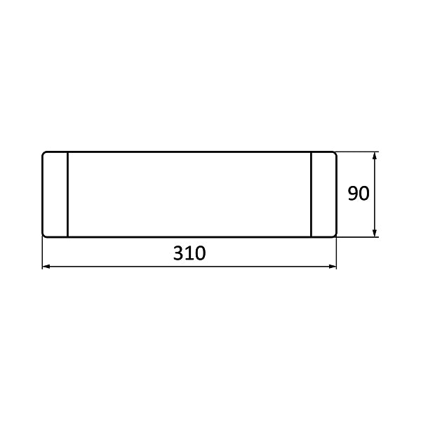 BRY-AVVA-WL04-12W-300L-PRAVOUGAONA-CRNA-3000K-LED ZIDNA SVETILJKA