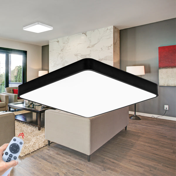 BRY-BLADE-SS-KVADRATNA-CRNA-45W-LED PLAFONJERA SA DALJINSKOM KOMANDOM