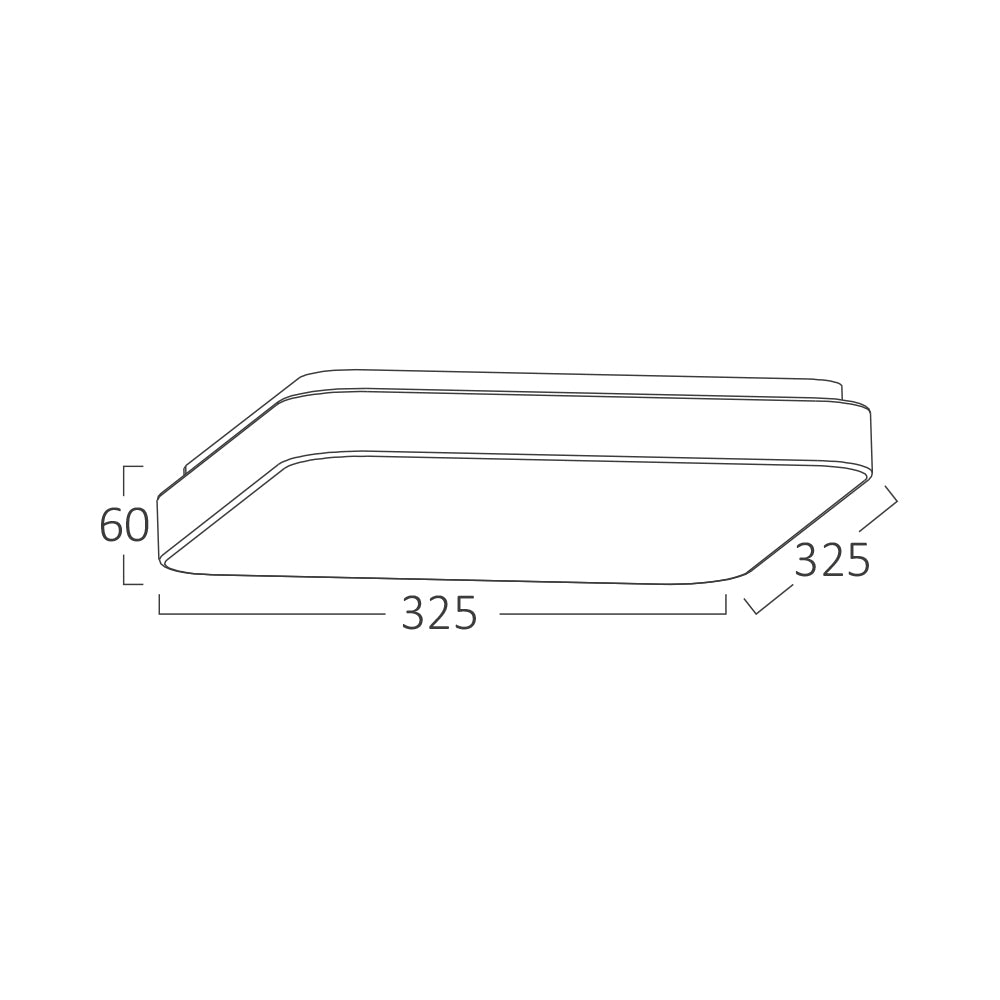 BRY-JADE-SSA-KVADRATNA-24W-3U1-LED PLAFONJERA