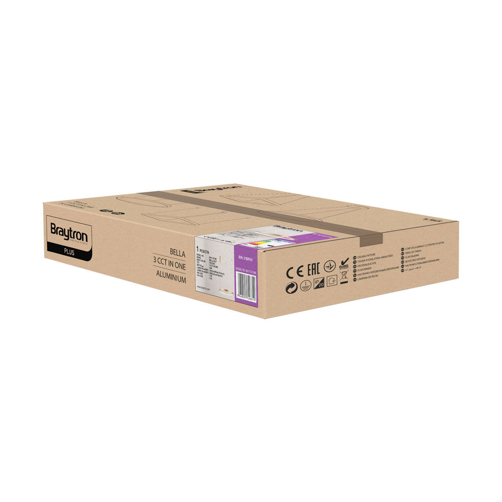 BRY-BELLA-SLP-PD-OKRUGLA-ZLATNA-46W-3U1-IP20-LED VISILICA
