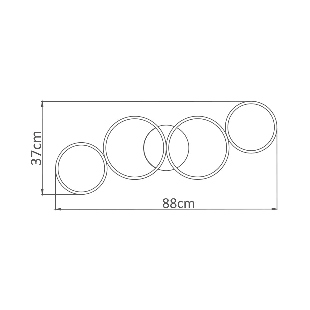 BRY-NELA-SR1-RND-BELA-60W-DALJINSKO-IP20-LED PLAFONJERA