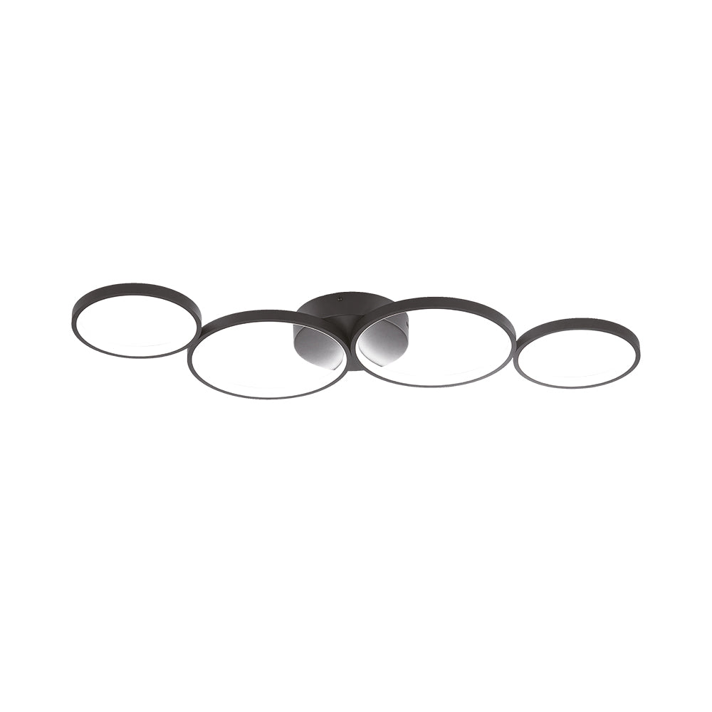 BRY-NELA-SR1-RND-CRNA-60W-SA DALJINSKIM-IP20-LED PLAFONJERA