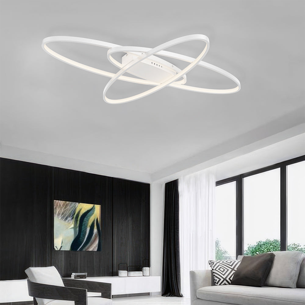 BRY-NELA-SR2-RND-BELA-72W-SA DALJINSKIM-IP20-LED PLAFONJERA