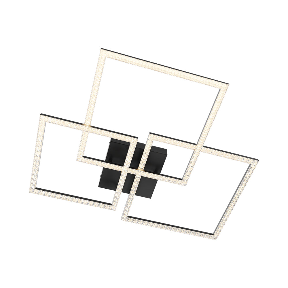 BRY-CRYSTAL-B-80W-3U1-DALJINSKI-CRNA-LED PLAFONJERA