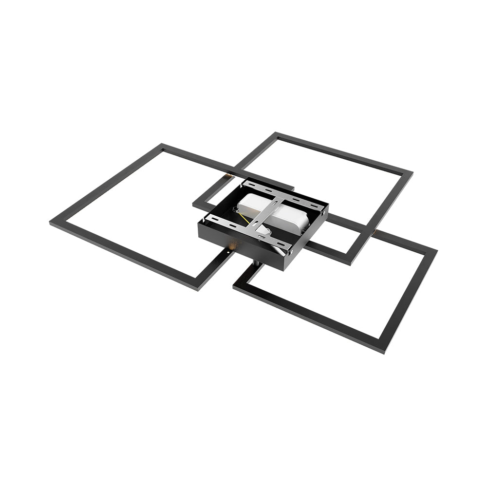 BRY-CRYSTAL-B-80W-3U1-DALJINSKI-CRNA-LED PLAFONJERA