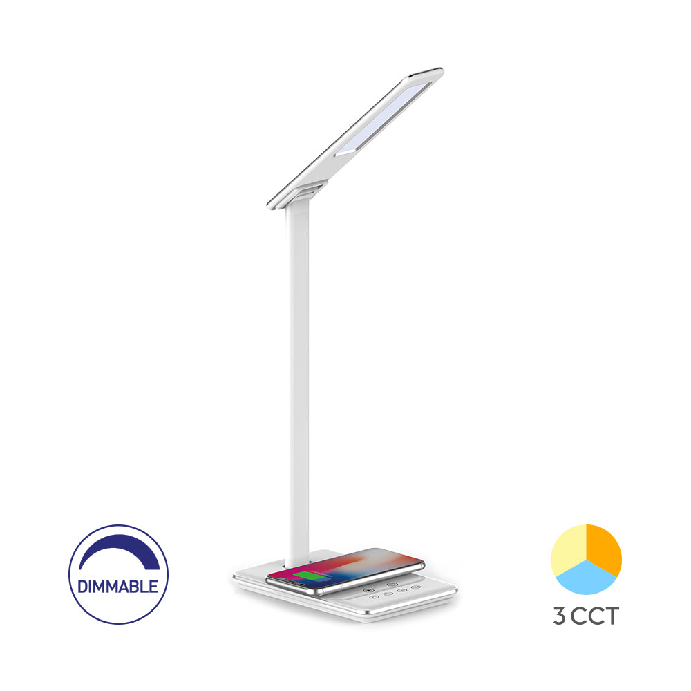BRY-LB145-5W-BELA-DIMABILNA-STONA LAMPA + WIRELESS PUNJENJE