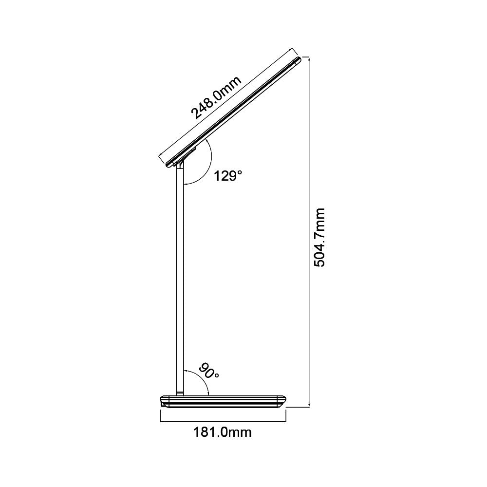 BRY-LB145-5W-BELA-DIMABILNA-STONA LAMPA + WIRELESS PUNJENJE