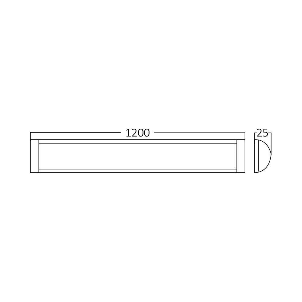 BRY-PROLINE-36W-1.2MT-3000K-LED ZIDNA SVETILJKA