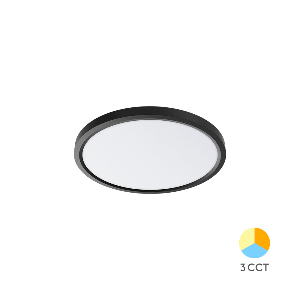 BRY-JADE-SLR-CRNA-KRUG-20W-3U1-LED PLAFONJERA