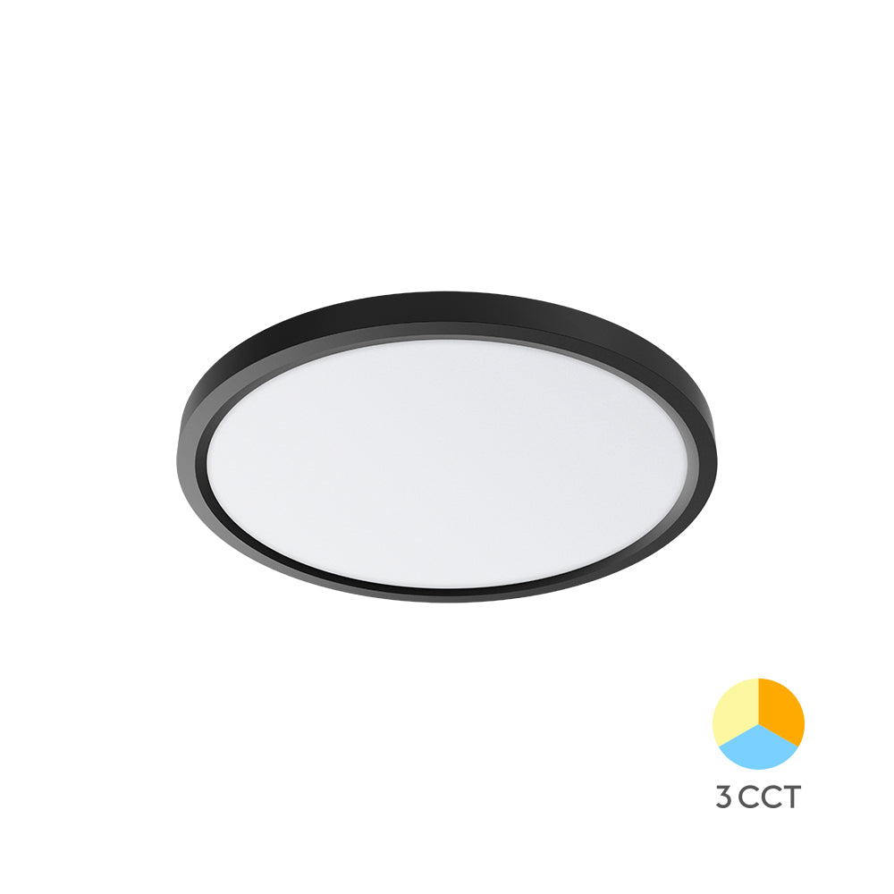 BRY-JADE-SLR-CRNA-KRUG-26W-3U1-LED PLAFONJERA