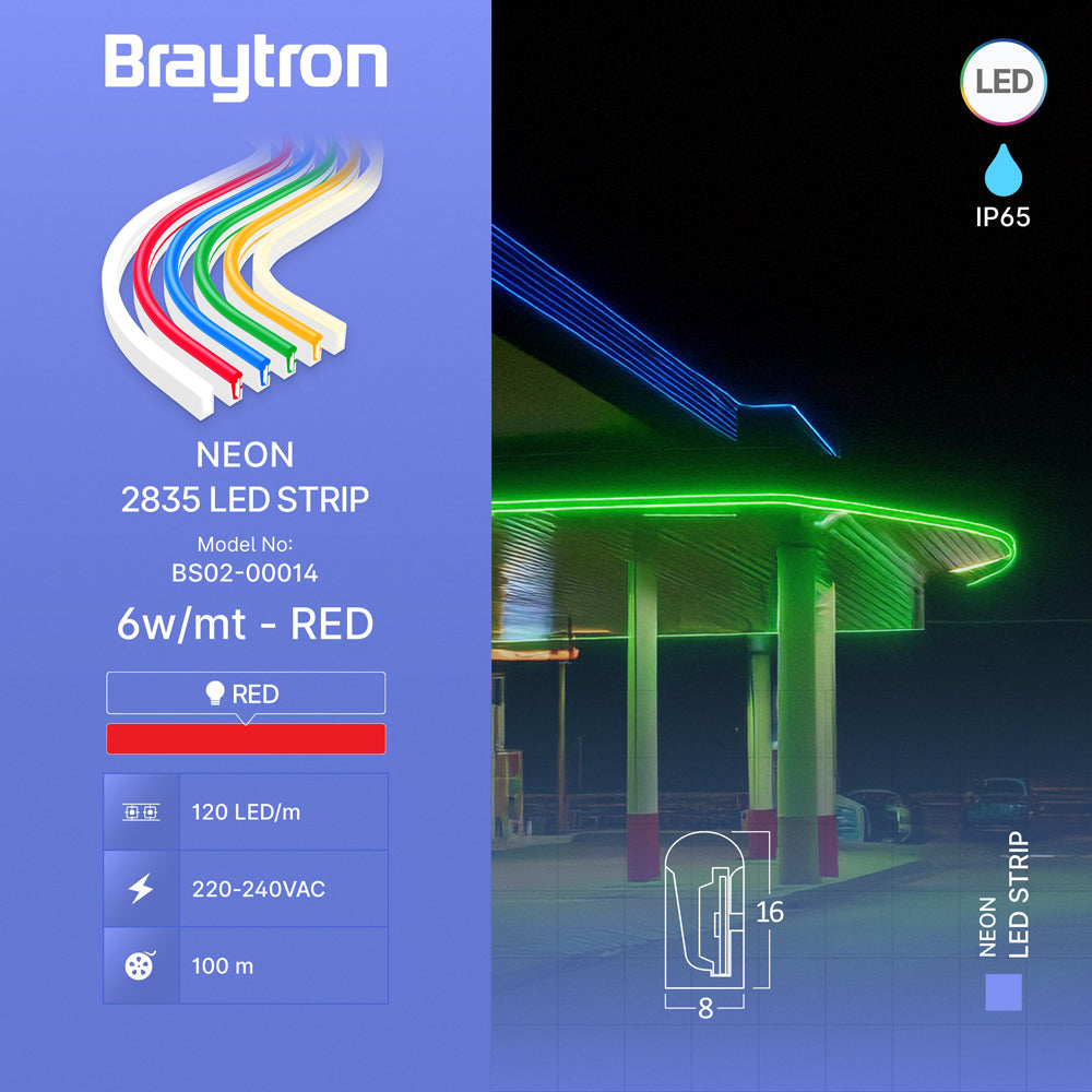 BRY-NEON-8x16-220V-CRVENA-NEON LED TRAKA