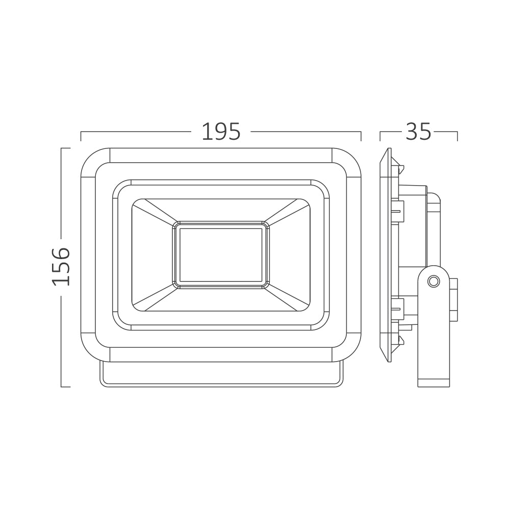 BRY-FLOOD-SF-50W-BLC-4000K-IP65-LED REFLEKTOR