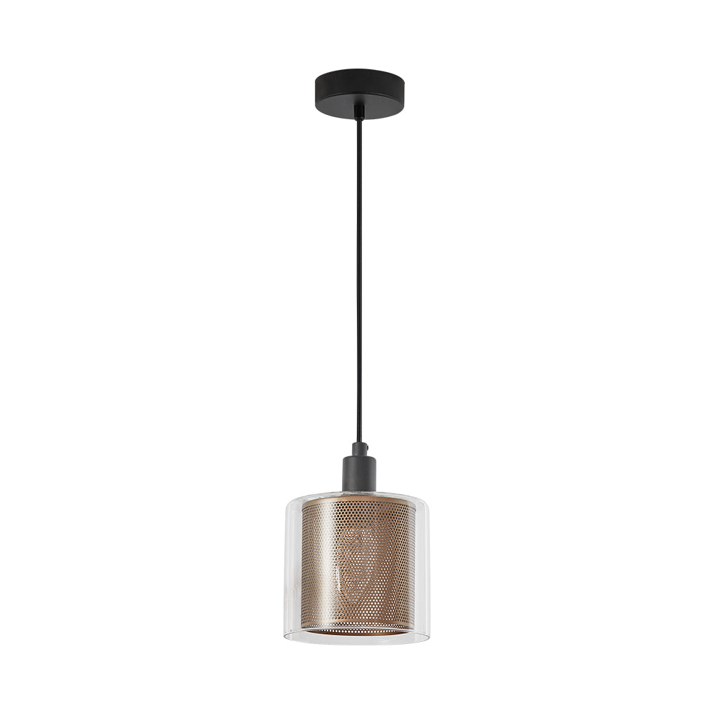 BRY-S008R-1H-1xE14-SILVER-DEKORATIVNA VISILICA