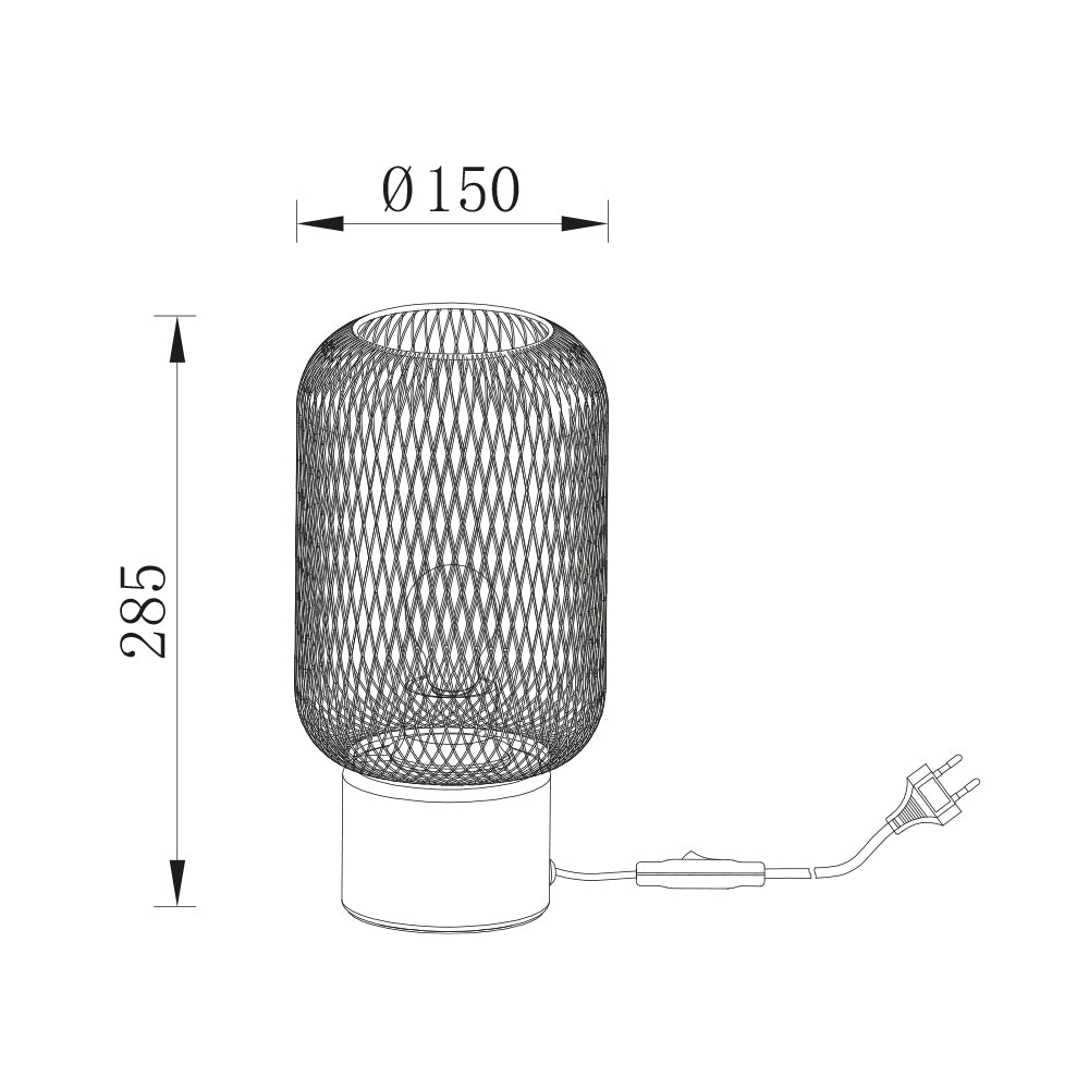 BRY-W001T-1H-1xE27-DRVO-DEKORATIVNA STONA LAMPA