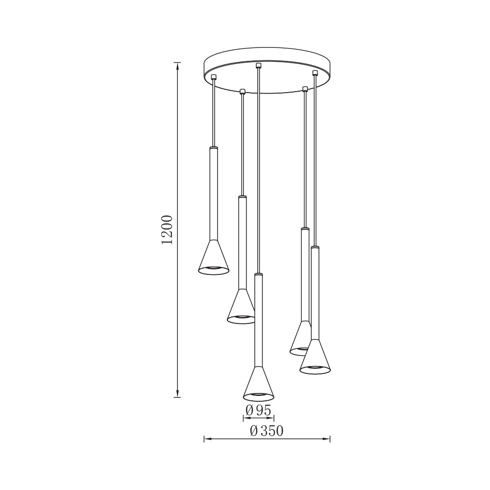 BRY-P011R-5H-5xGU10-BLC-VISILICA