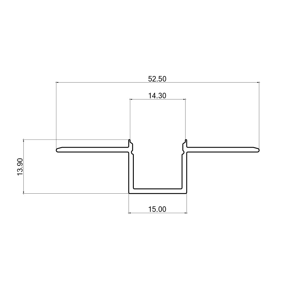 BRY-TR15-2MT-SIVI-GIPSANI-ALUMINIJUMSKI PROFIL