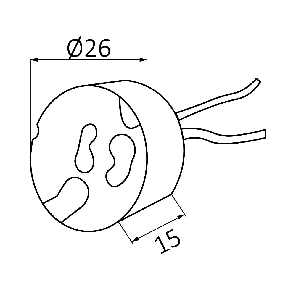 BRY-GU10-15CM-GRLO