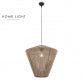 ALISA 15020 VISILICA 1*E27 BRAON