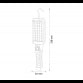BATERIJSKA LED LAMPA YS-5605A PUNJIVA