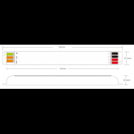 DAWN LED NAPAJANJE SLIM 12V 250W 250WHH-12
