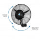 EL VENTILATOR ZIDNI SA RASPRSIVACEM MSF2608C