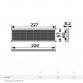 ERA ZALUZINA 2307DP BELA (227x67 mm)