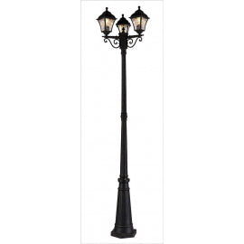 FENJER 1013L STUBNI 3*E27 CRNI IP44