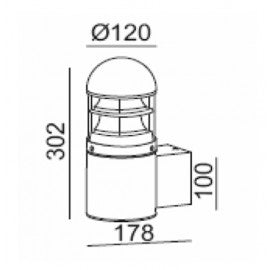 HILITE LED SVET 8401 SPOLJNA ZIDNA IP54 E-27