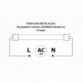 LED CEV NANO 60CM 9W 4200K