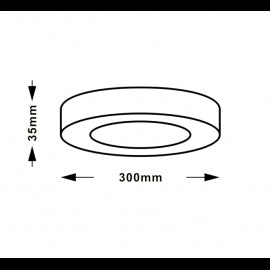LED PANEL N/Z KNC5-24W 6500K