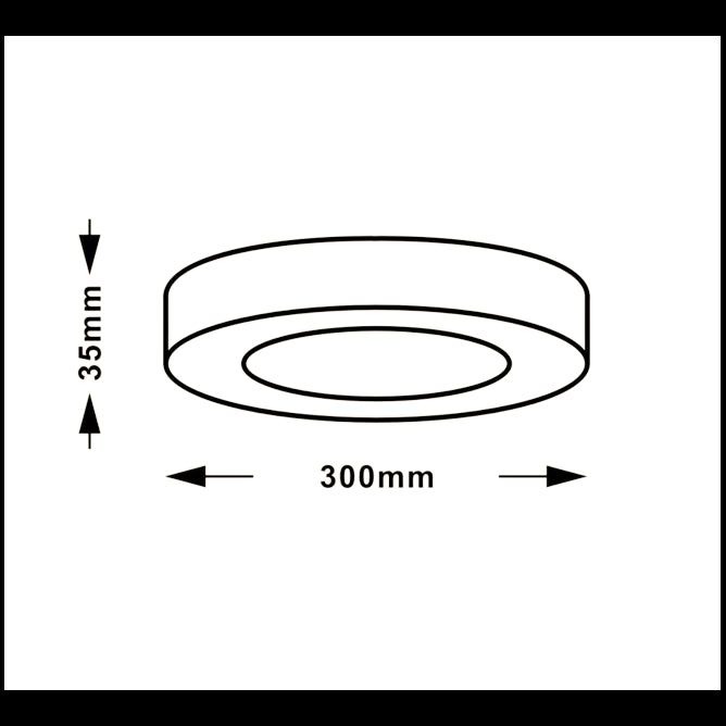 LED PANEL N/Z KNC5-24W 6500K