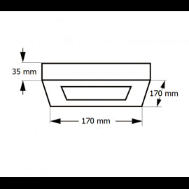 LED PANEL N/Z KNS5-12W 6500K