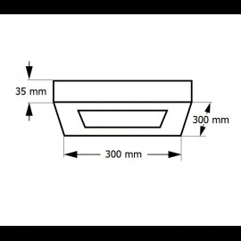 LED PANEL N/Z KNS5-24W 4000K