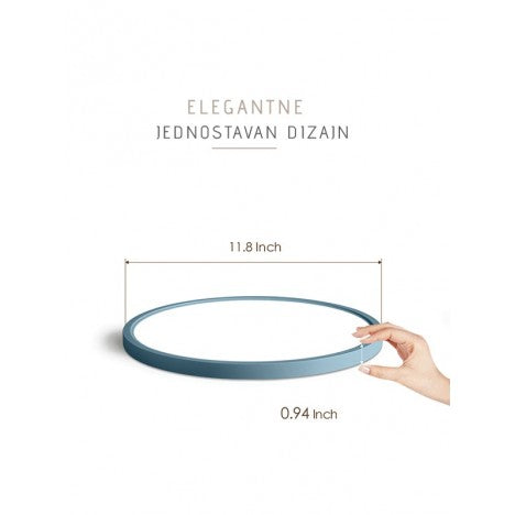 LED PLAFONJERA MOON BLUE 24W 4000K