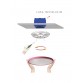LED PLAFONJERA MOON PINK 24W 4000K