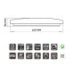LED PLAFONJERA YL-CCT-010-24W RGB BLUETOOTH