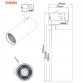LED REF SINSKI JM-4069 20W 3000K 36° BELI TROFAZNI
