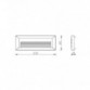 LED SVETILJKA JM-8006 ZIDNA 2W 4000K IP65 BELA