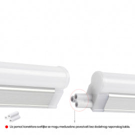 LED SVETILJKA KL T5 1,2m 24W 6500K SILVER